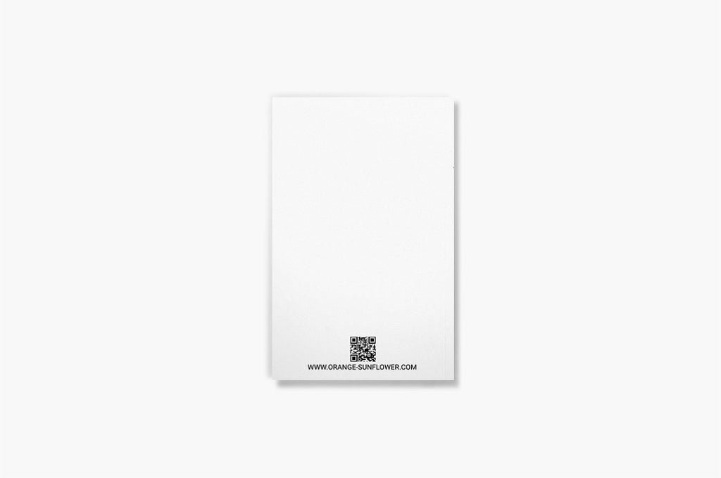 Orange Sunflower Sticker Book
